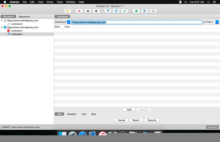 Charles – Web Proxy cho Mac