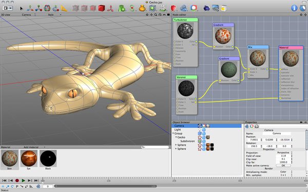 Cheetah3D – Ứng dụng đồ họa 3D nhỏ gọn