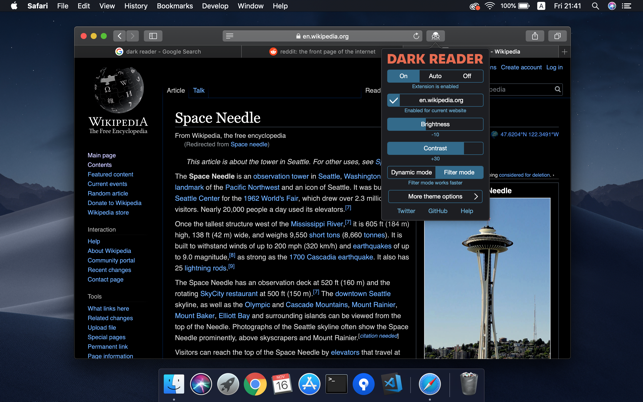 Dark Reader for Safari – Chế độ Dark Mode dành cho Safari