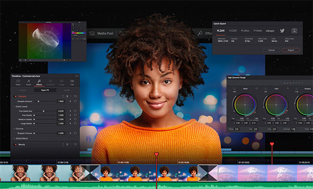 Davinci Resolve Studio 17 – Phần mềm chỉnh sửa video chuyên dụng