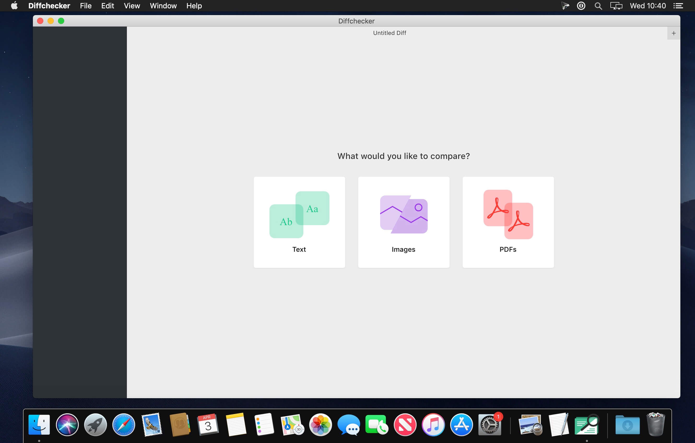 Diffchecker – Tìm điểm khác nhau giữa các file văn bản