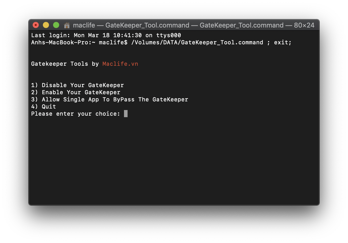 Hướng dẫn tắt Gatekeeper (Bật tùy chọn Anywhere) sửa lỗi “damaged and can’t be opened. You should move it to the Trash”