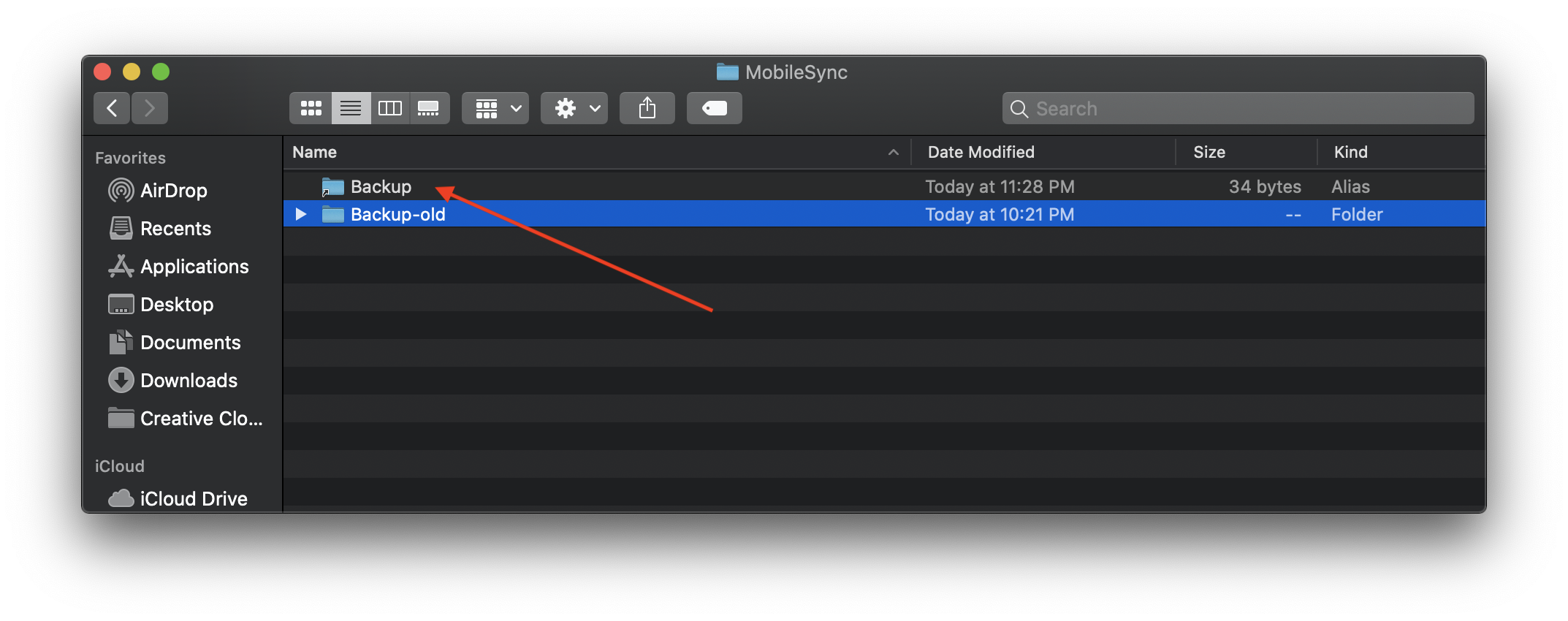 Cách đổi đường dẫn thư mục Backup iPhone trên macOS