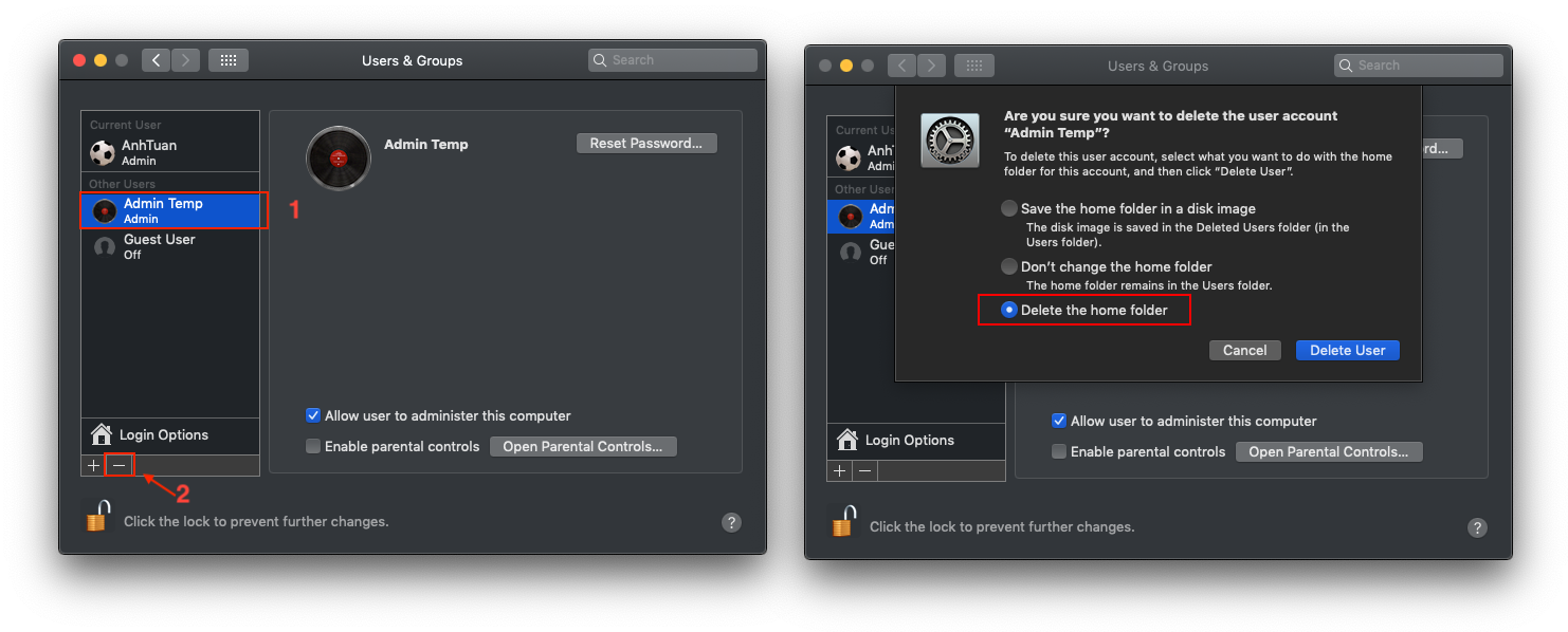 Hướng dẫn đổi tên Users & thư mục “Home” trên Mac một cách “AN TOÀN”