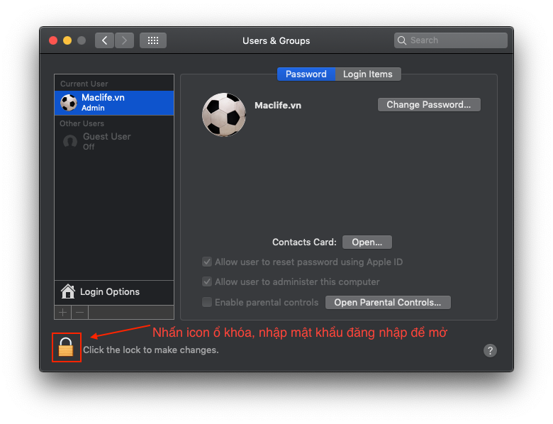 Hướng dẫn đổi tên Users & thư mục “Home” trên Mac một cách “AN TOÀN”