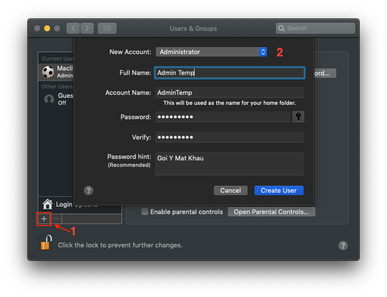 Hướng dẫn đổi tên Users & thư mục “Home” trên Mac một cách “AN TOÀN”