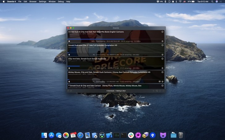 Downie 4 – Phần mềm hỗ trợ tải Video trên Youtube và hầu hết các trang khác