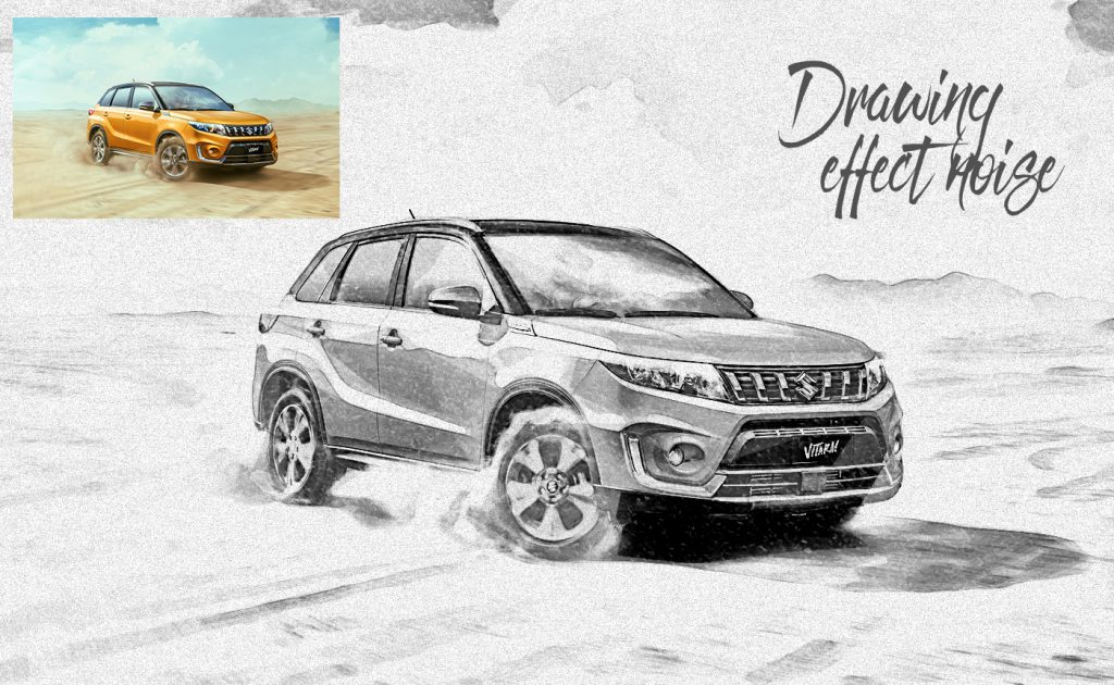 Drawing Effect Noise – Action chuyển ảnh thường thành ảnh vẽ
