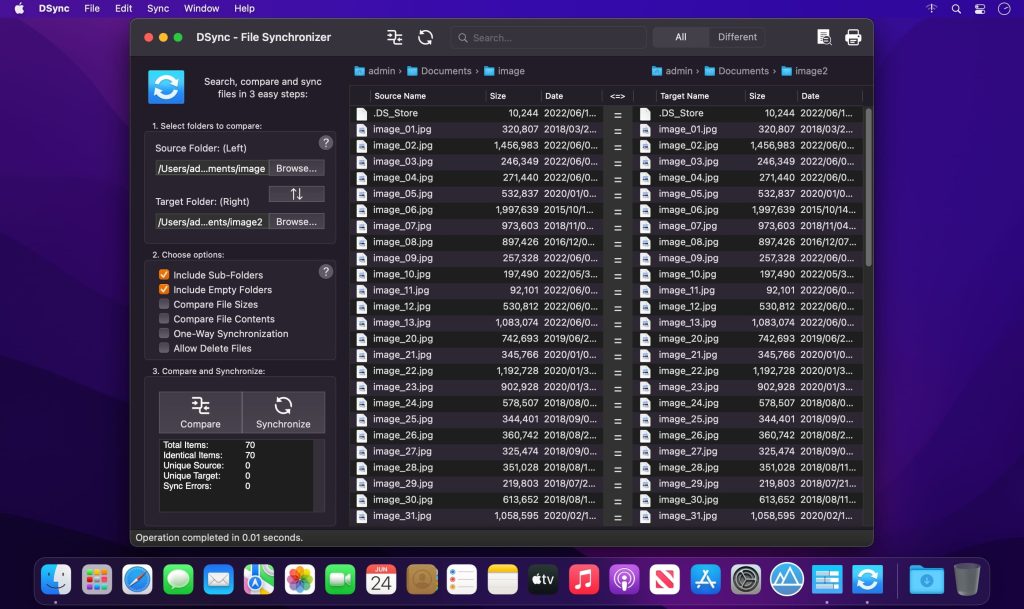 DSync – Công cụ đồng bộ nội dung thư mục