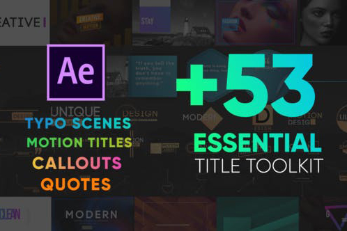 Essential Titles Toolkit – Công cụ thiết kế Title