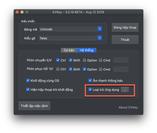 Hướng dẫn cài và sử dụng EVKey – Bộ gõ tiếng Việt miễn phí tốt nhất trên Mac
