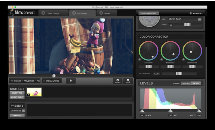 FilmConvert Pro for AE, Pr – Plugin chỉnh màu, khử nhiễu… cho AE, Pr
