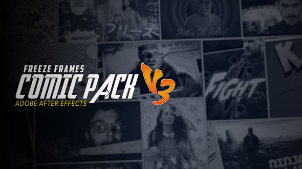 Freeze Frames: Comic Pack V3 – hiệu ứng Comic cho Video