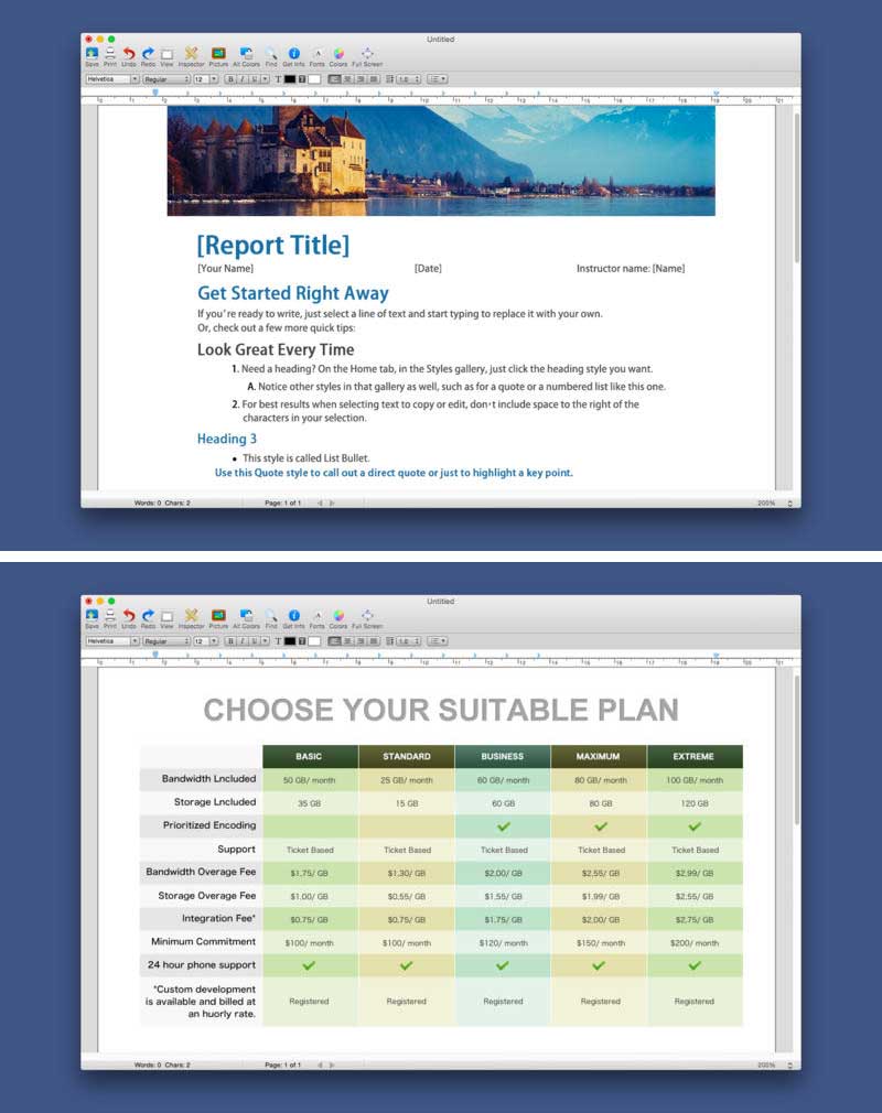 Word Go Pro – Trình soạn thảo văn bản gọn nhẹ trên Mac