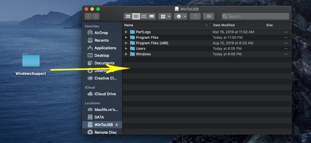 Hướng dẫn chi tiết cài Windows 10 cho Macbook trên ổ cứng ngoài