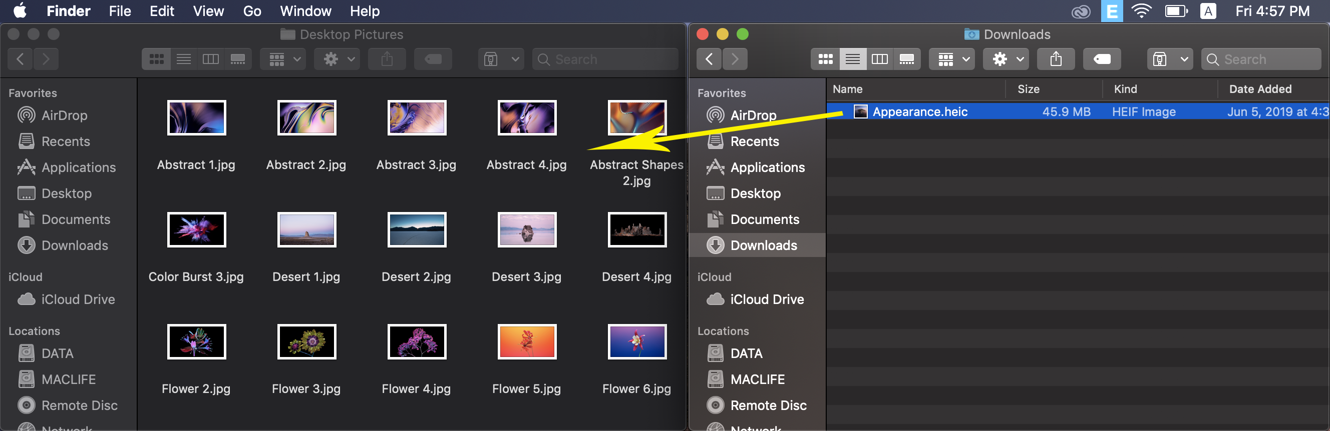 Hướng dẫn đổi Desktop Picture, Login screen Mojave – Catalina
