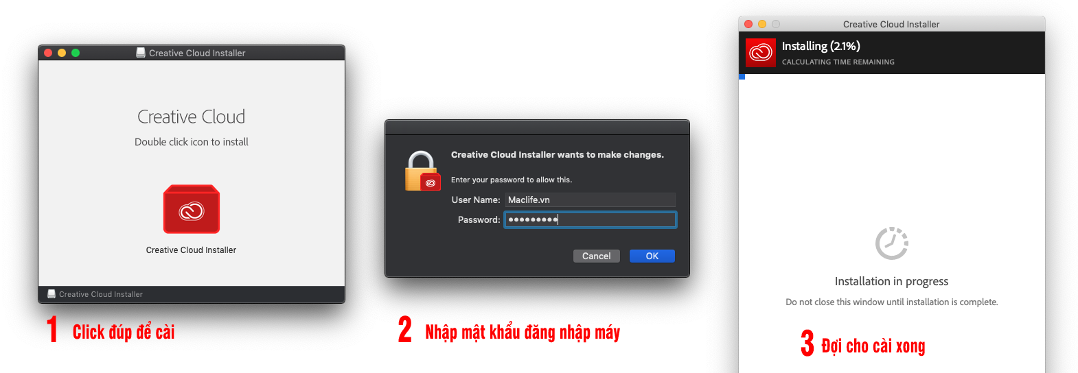 Tải bộ ứng dụng Adobe trực tiếp trên Adobe Creative Cloud