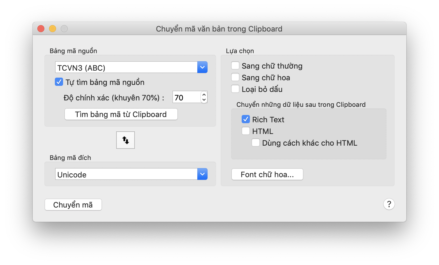 Hướng dẫn cài và sử dụng Font TCVN (.vnTime, .vnArial…) trên Mac