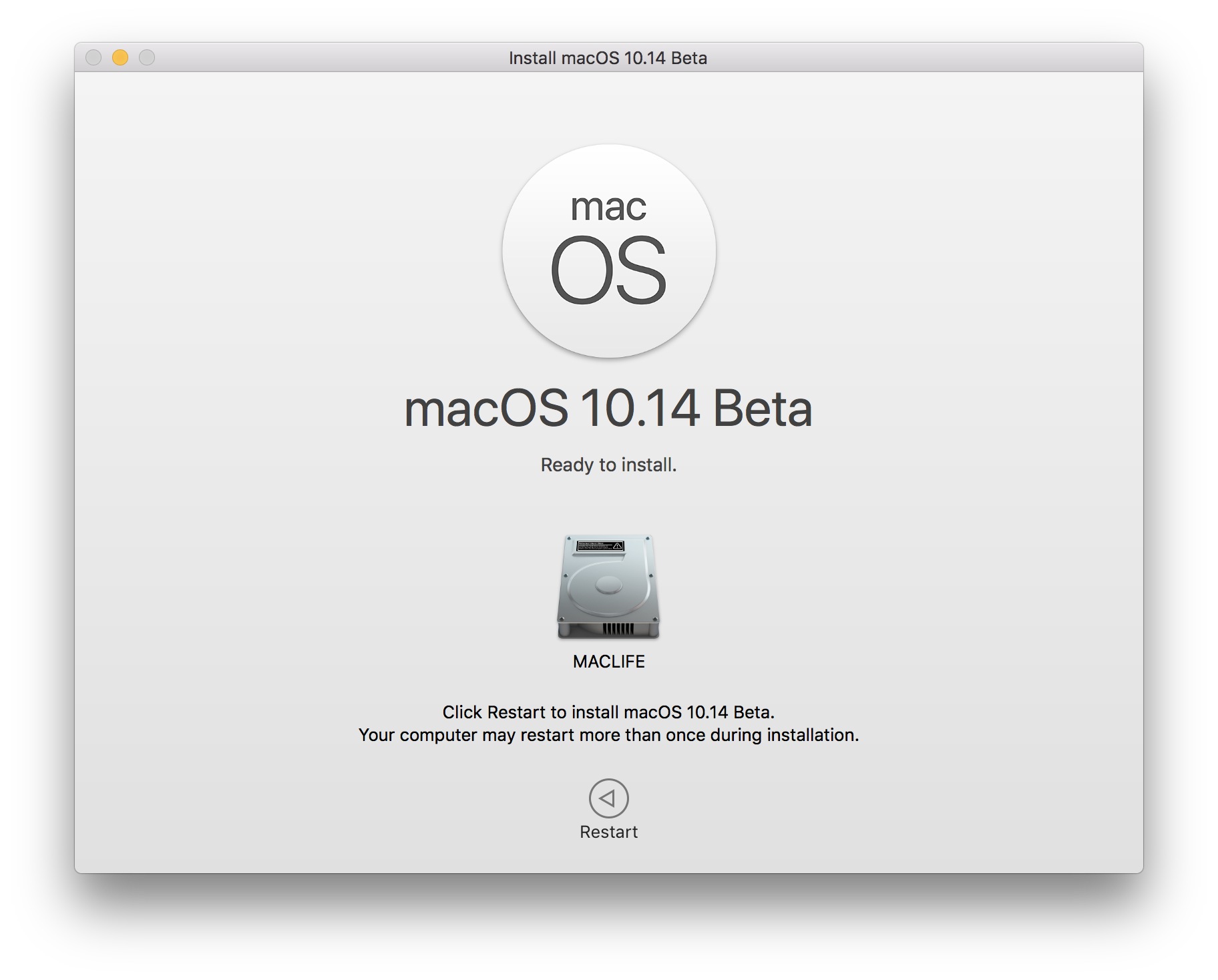 Hướng dẫn chi tiết cách nâng cấp trải nghiệm macOS 10.14 mojave beta