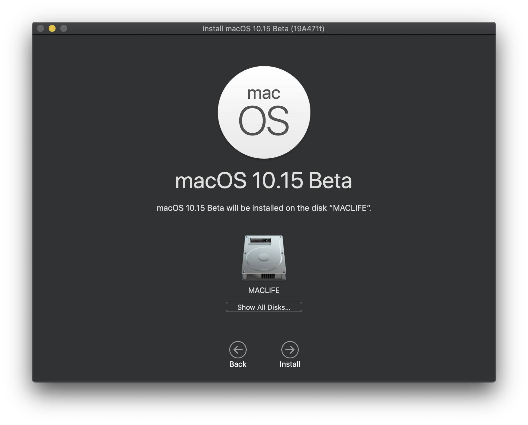 Hướng dẫn nâng cấp lên macOS 10.15 Catalina Beta