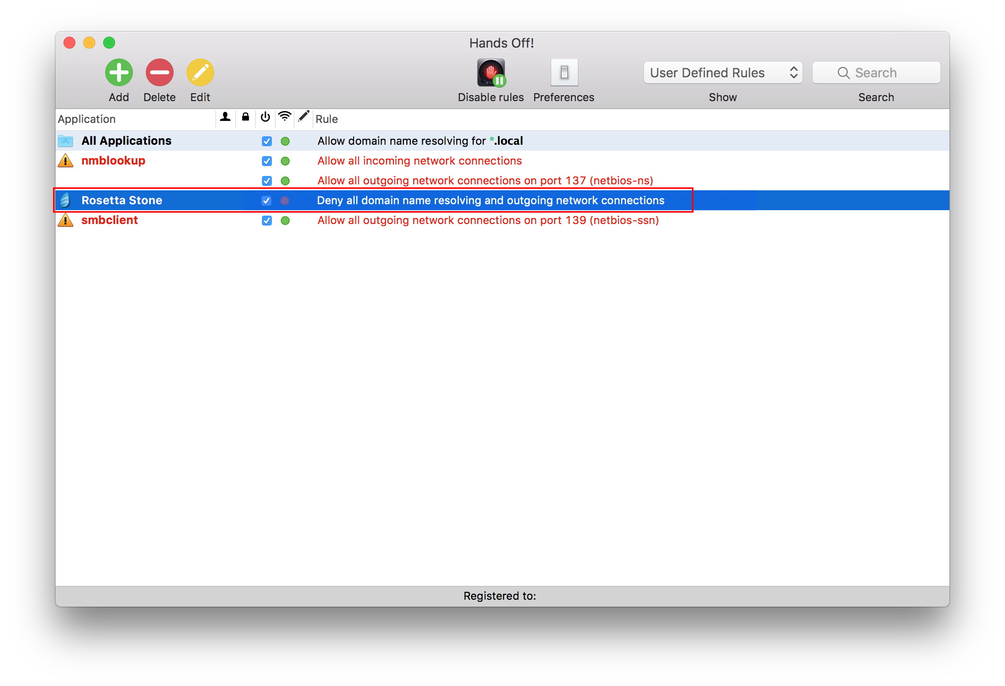 Hướng dẫn sử dụng Hand Off! để quản lý kết nối Internet cho ứng dụng