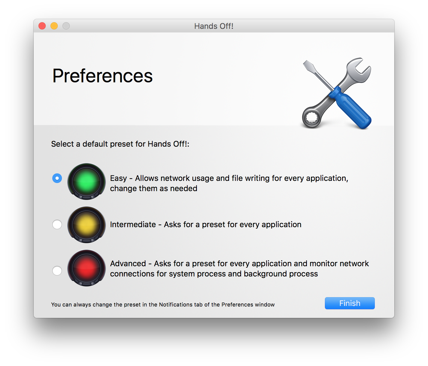 Hướng dẫn sử dụng Hand Off! để quản lý kết nối Internet cho ứng dụng