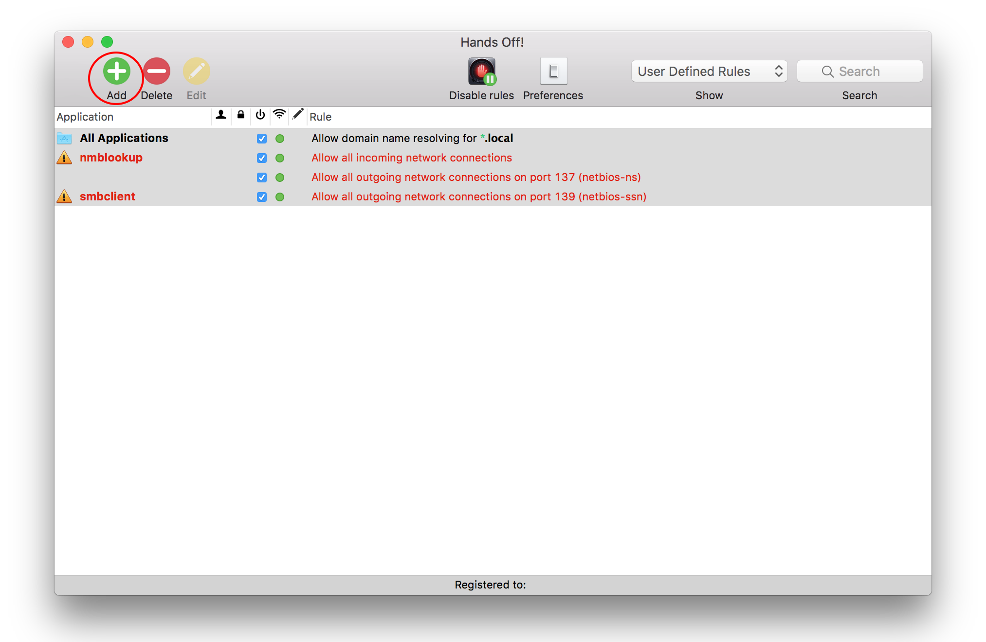 Hướng dẫn sử dụng Hand Off! để quản lý kết nối Internet cho ứng dụng