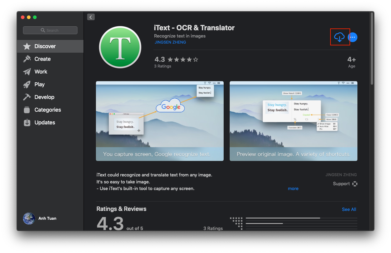 iText – Copy text, tra từ cực nhanh tại bất kỳ vị trí nào trên màn hình