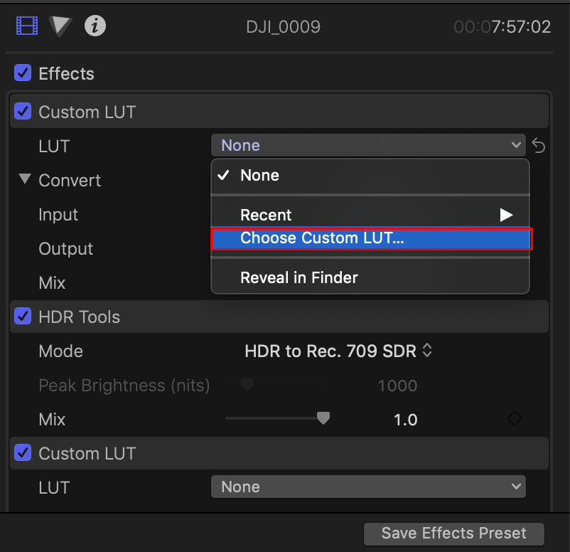 Hướng dẫn chi tiết cách thêm và sử dụng LUTs trên Final Cut & Premiere