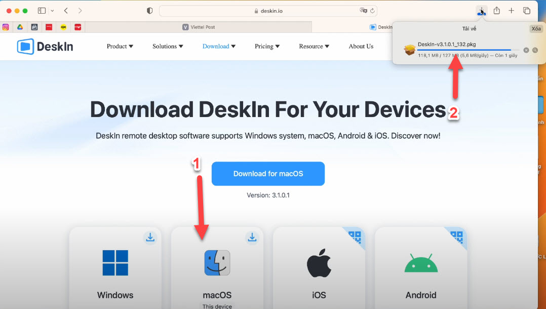 Hỗ trợ cài đặt phần mềm từ xa online cho MacBook