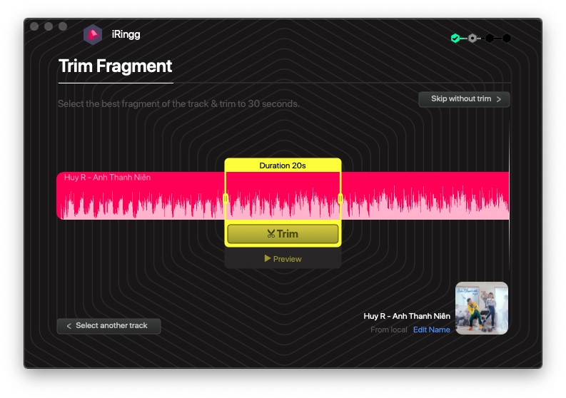 Hướng dẫn tạo & chép nhạc chuông cho iPhone trên Mac cực dễ với iRingg