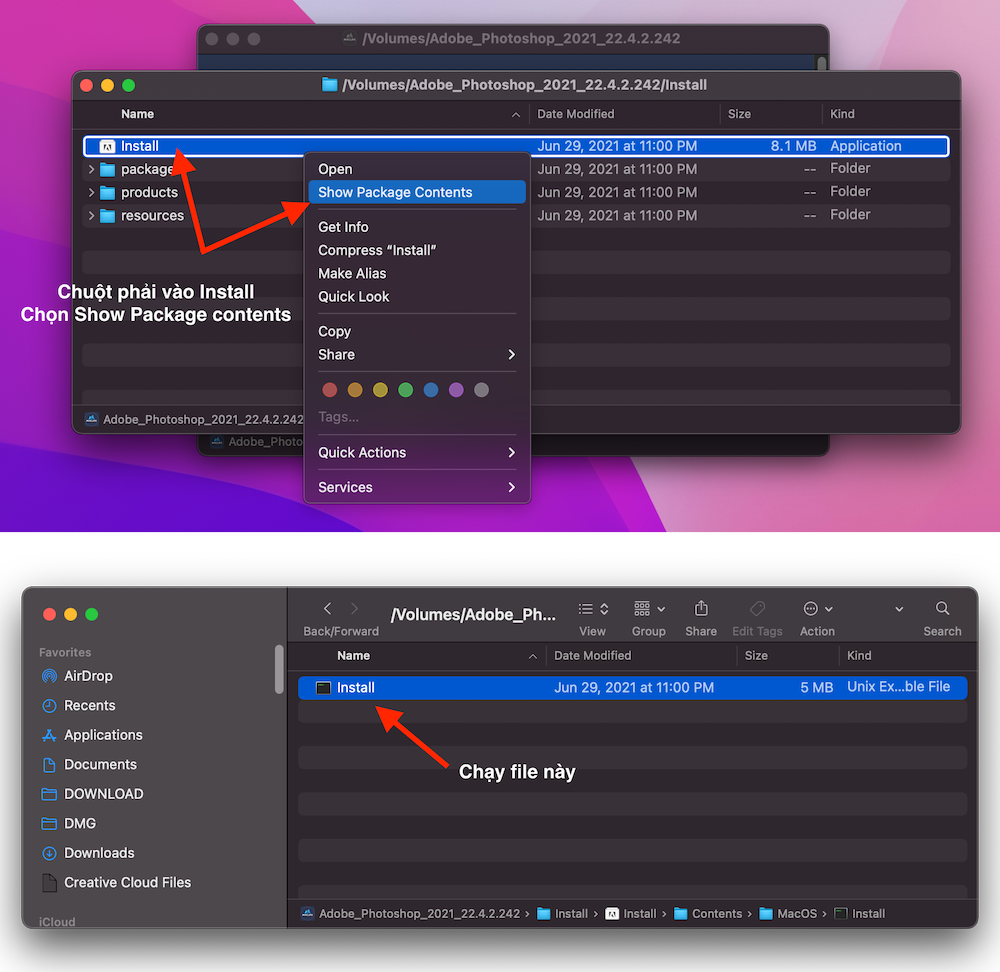 Bộ Adobe 2020 – 2021 Rep4ck, thuốc sẵn, cài được cả trên M1 và Intel