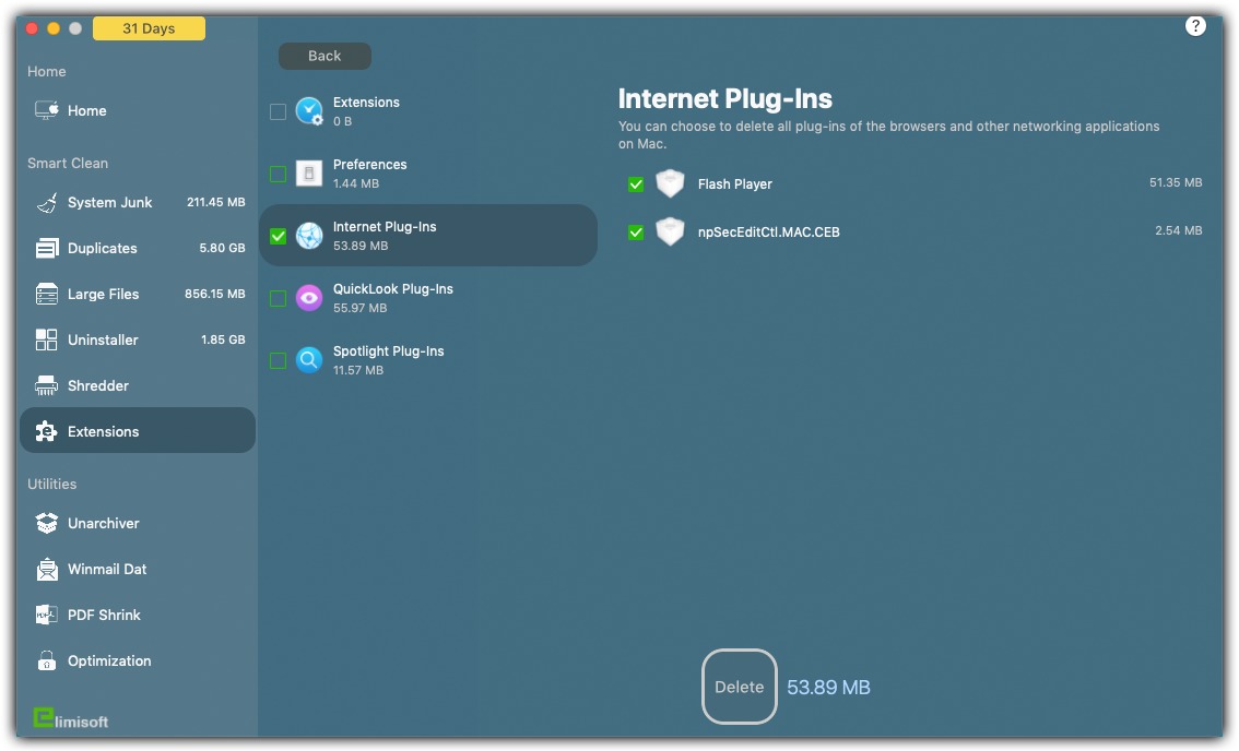 iMacCleaner – Ứng dụng dọn dẹp Mac gọn nhẹ