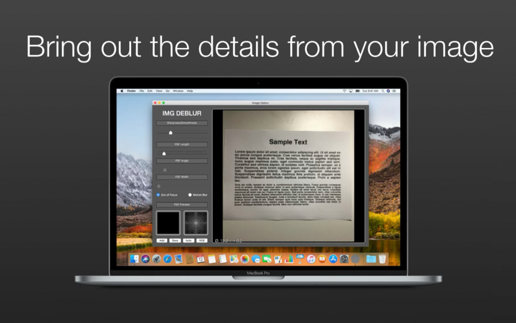Image Deblur – Blurred & Shaky – Khôi phục ảnh mờ, mất nét