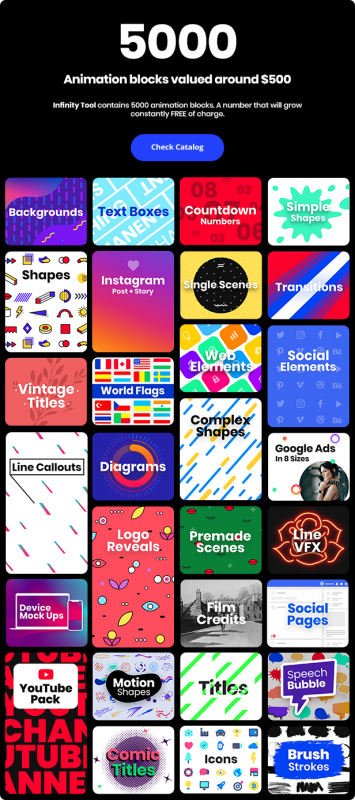 Infinity Tool – Greatest Pack for Video Creators V3.0 – Công cụ thiết kế dành cho thiết kế video