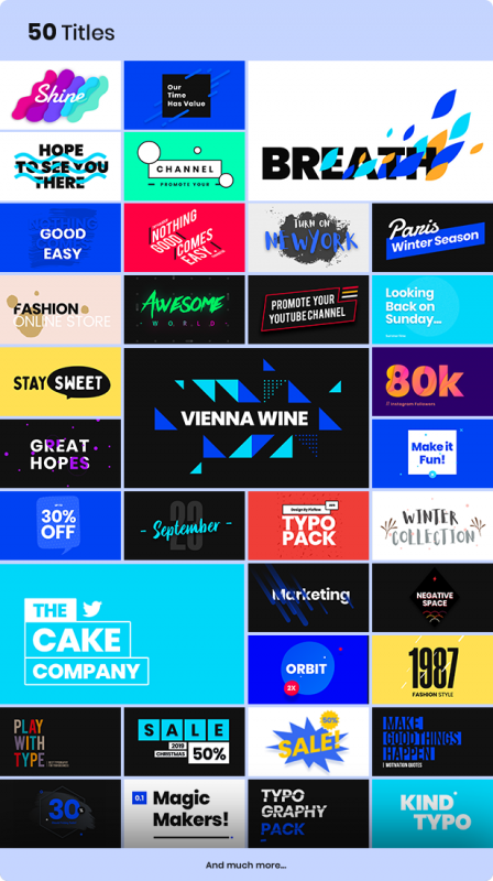 Infinity Tool – Greatest Pack for Video Creators V3.0 – Công cụ thiết kế dành cho thiết kế video