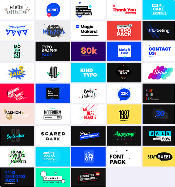 Infinity Tool – Greatest Pack for Video Creators V2.0 – Công cụ thiết kế dành cho thiết kế video