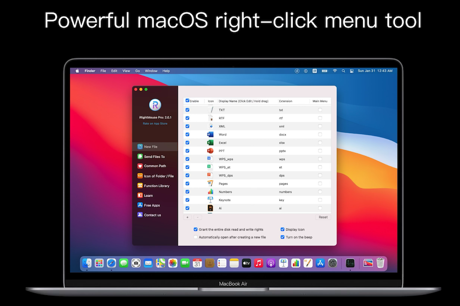 iRightMouse Pro – Trình tuỳ biến menu chuột phải xịn xò