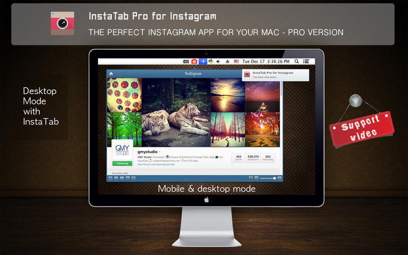 ITab Pro – Truy cập Instagram ngay trên Menubar