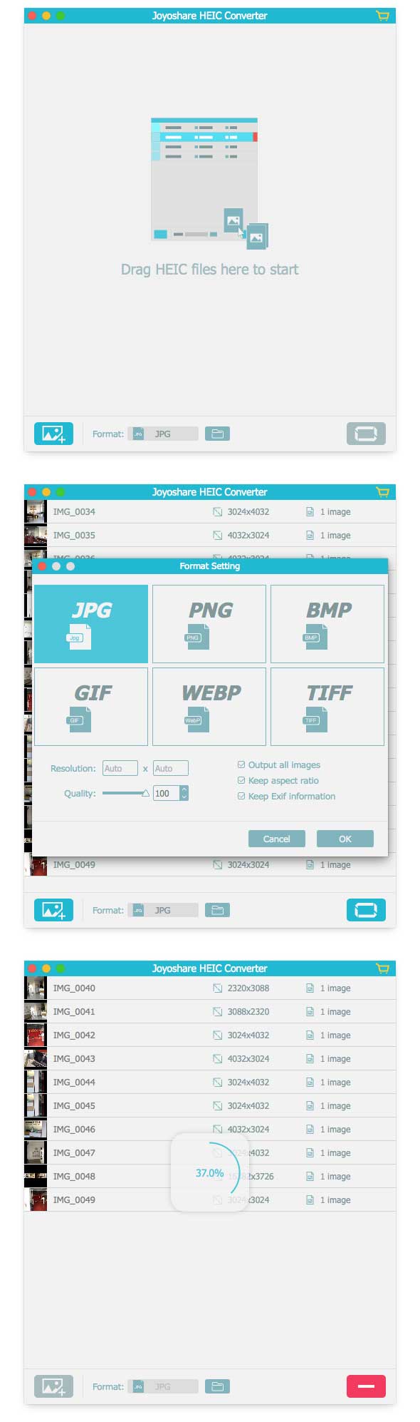 Joyoshare HEIC Converter – Chuyển đổi định dạng ảnh HEIC trên iOS 11 trở lên
