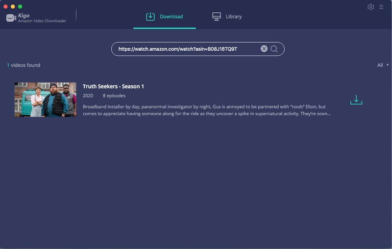 Kigo Amazon Prime Video Downloader – Công cụ tải Amazon Prime Video