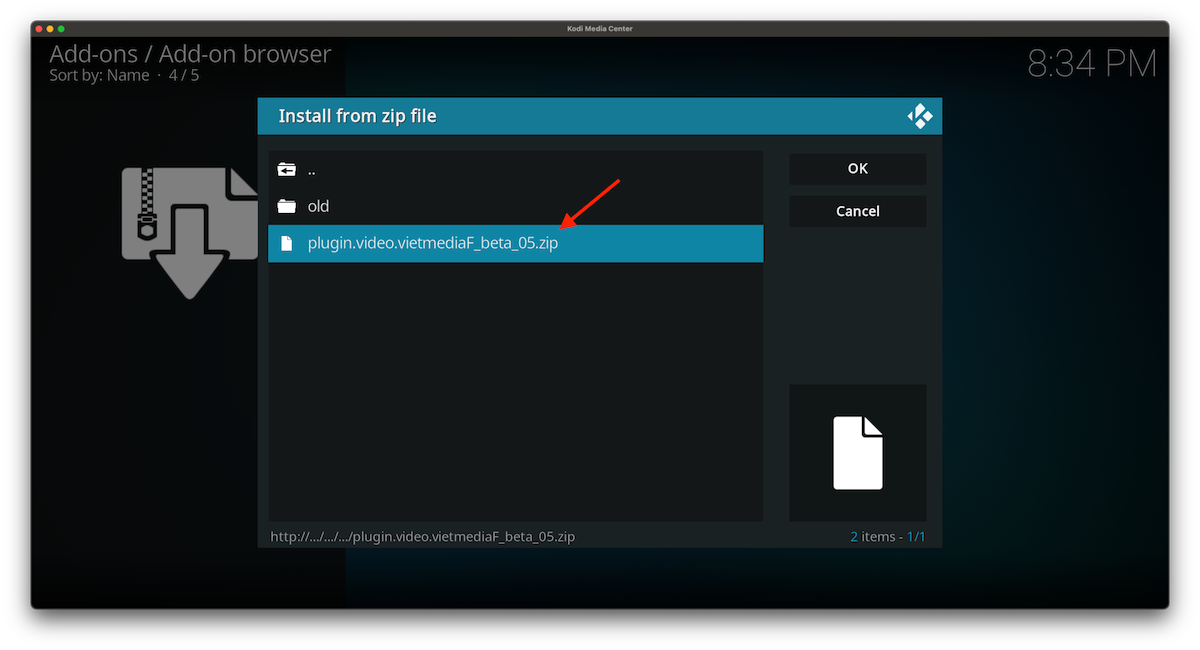 Hướng dẫn chi tiết xem film trên Mac với Kodi + Fshare VIP