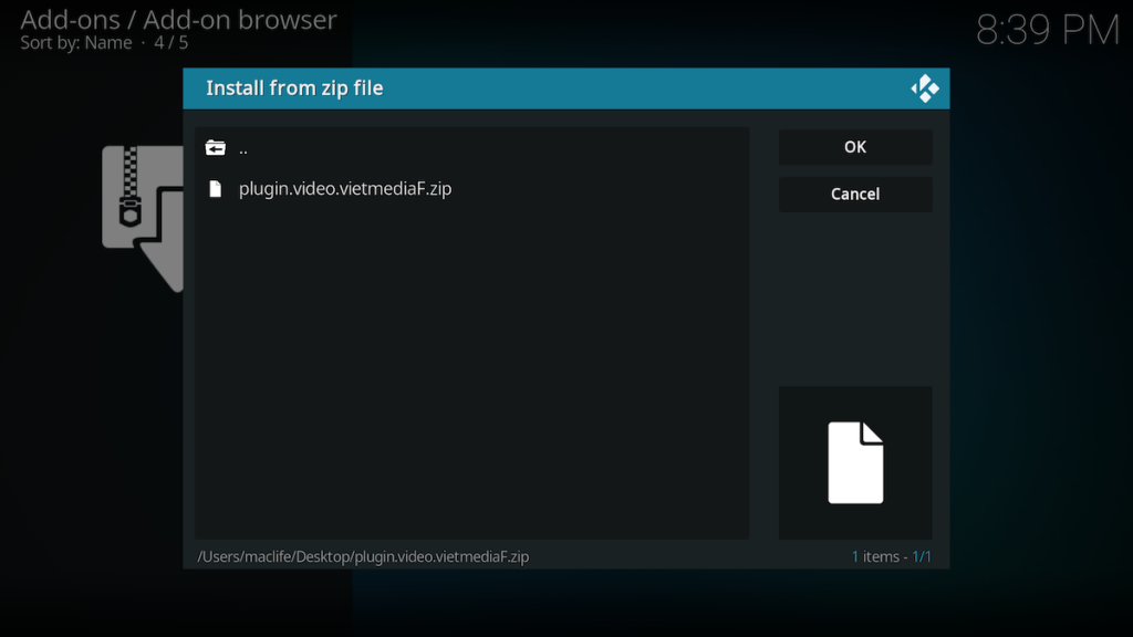 Hướng dẫn chi tiết xem film trên Mac với Kodi + Fshare VIP