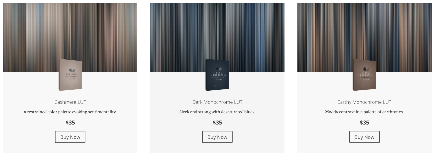 Lens Distortions – Finishing LUTS – Bộ LUTs màu đẹp dành cho dân làm phim