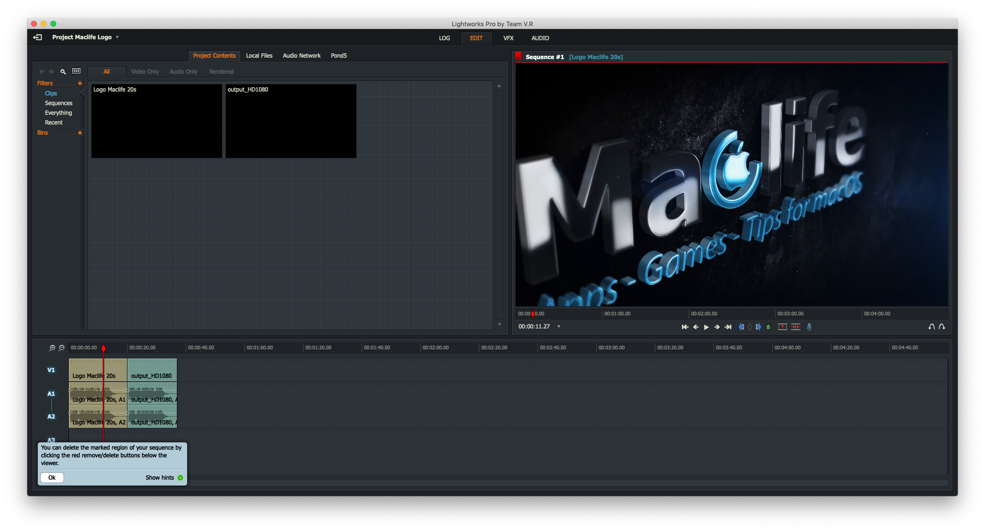 Lightworks – Phần mềm làm phim chuyên nghiệp