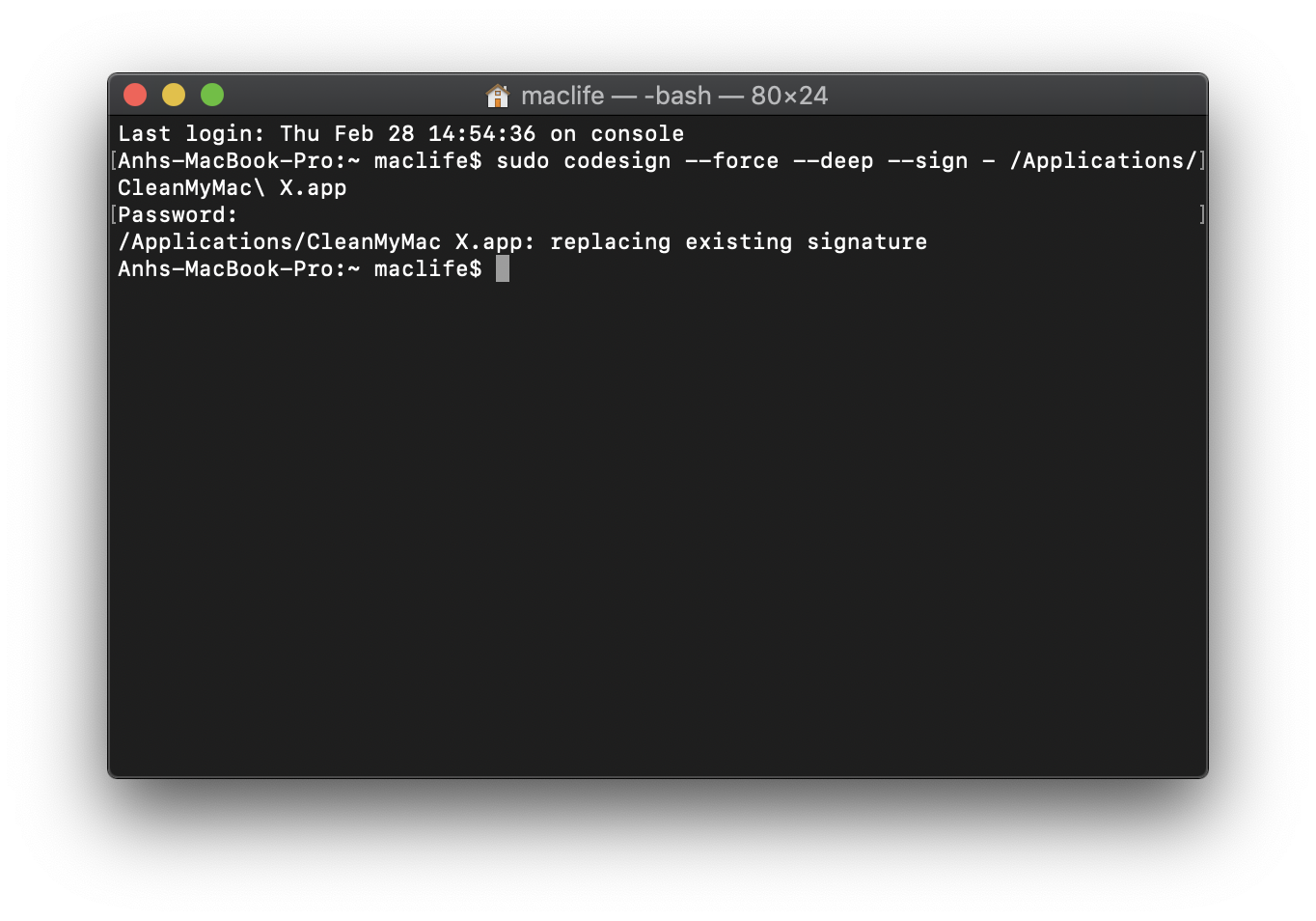 Hướng dẫn sửa lỗi Crash hoặc không thể Install helper tool trên Cleanmymac