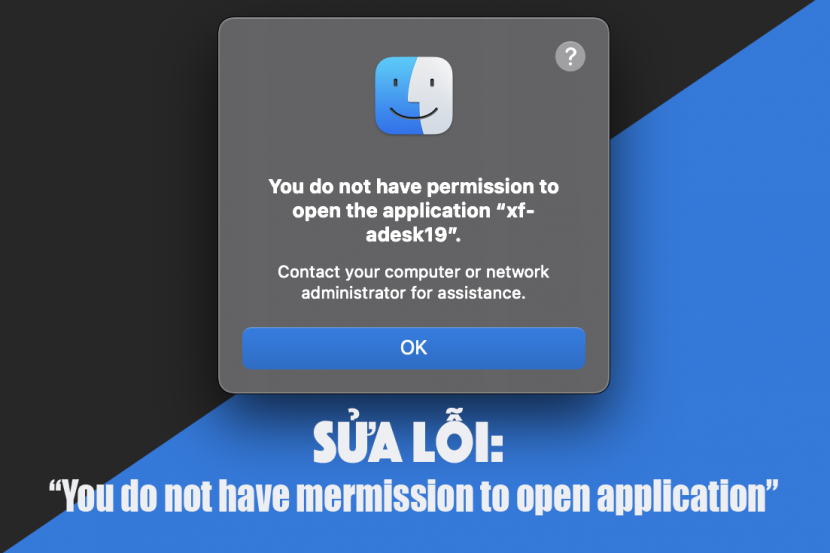 Sửa lỗi: ” You do not have permission to open the application…” khi chạy file Cr5ck trên Big Sur Sửa lỗi: ” You do not have permission to open the application…” khi chạy file Cr5ck trên Big Sur