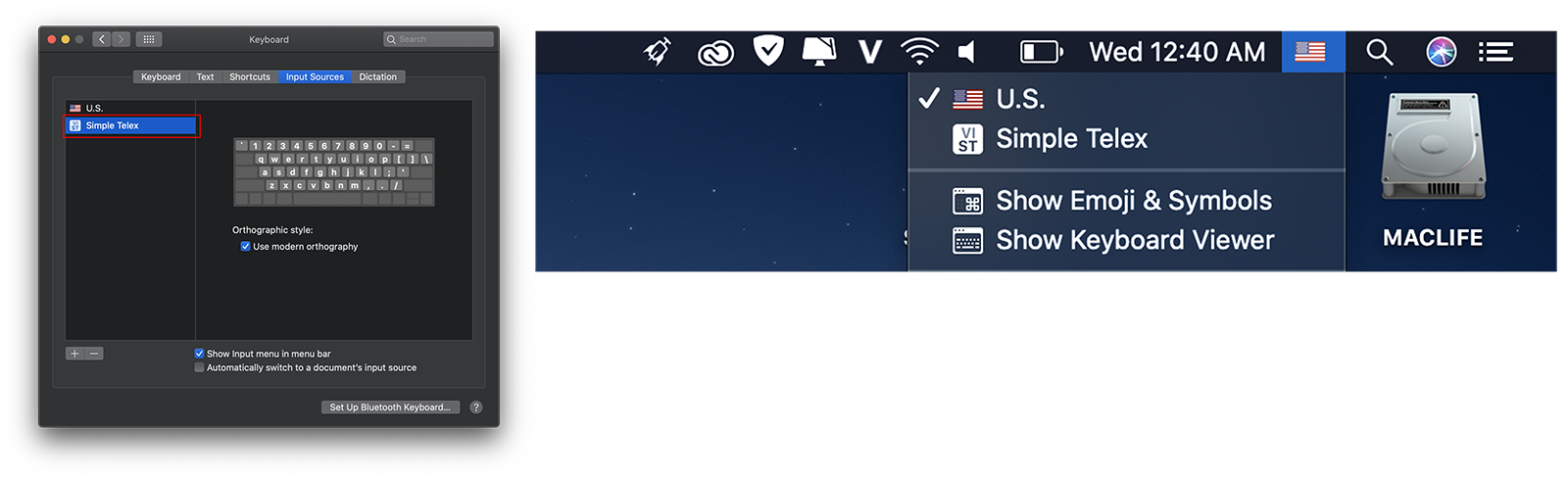 Hướng dẫn cài và sử dụng EVKey – Bộ gõ tiếng Việt miễn phí tốt nhất trên Mac