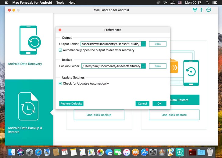 Mac FoneLab for Android – Phần mềm phục hồi dữ liệu cho Android trên Mac