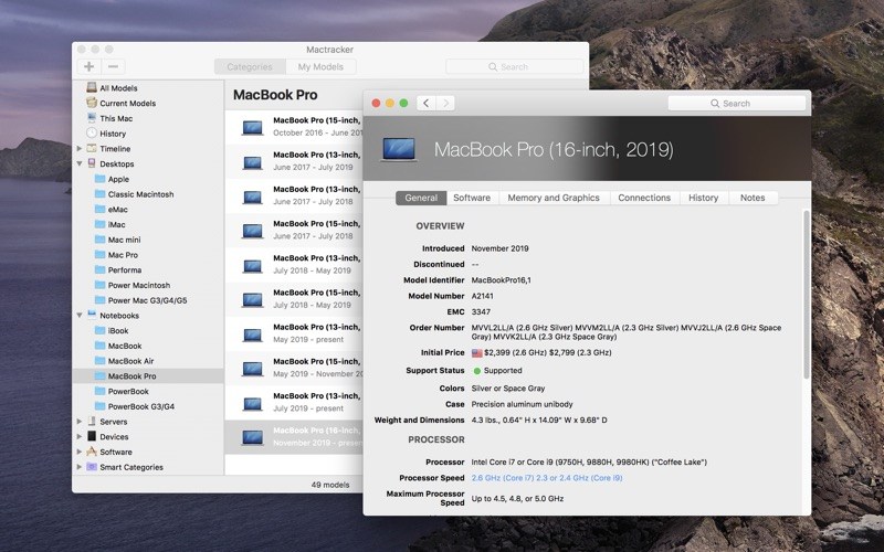 Mactracker – Phần mềm tổng hợp thông tin mọi thiết bị của Apple
